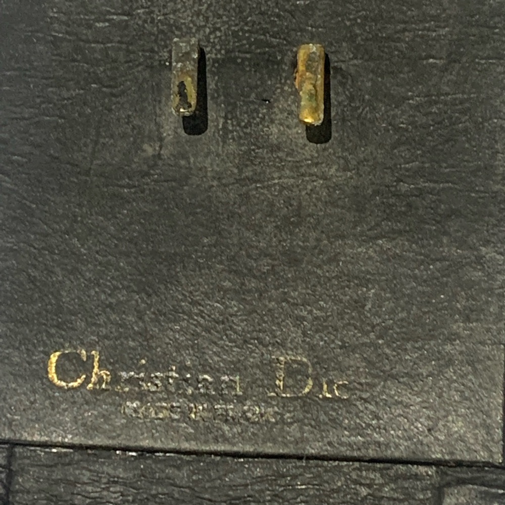 Vintage Christian Dior Luxurious Black and Gold Belt with Ornate Design - Picture 11 of 15